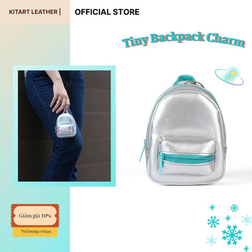 Mini Backpack Charm KitArt – Genuine Leather Bag Accessory