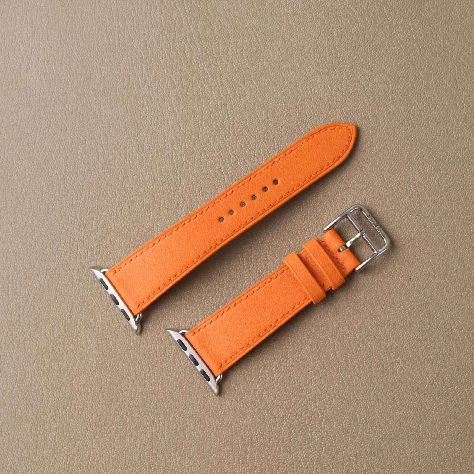 Calf Leather Watch Strap for Apple Watch