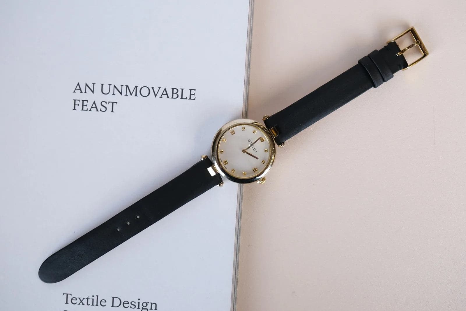 Black Swift Calf Leather Watch Strap