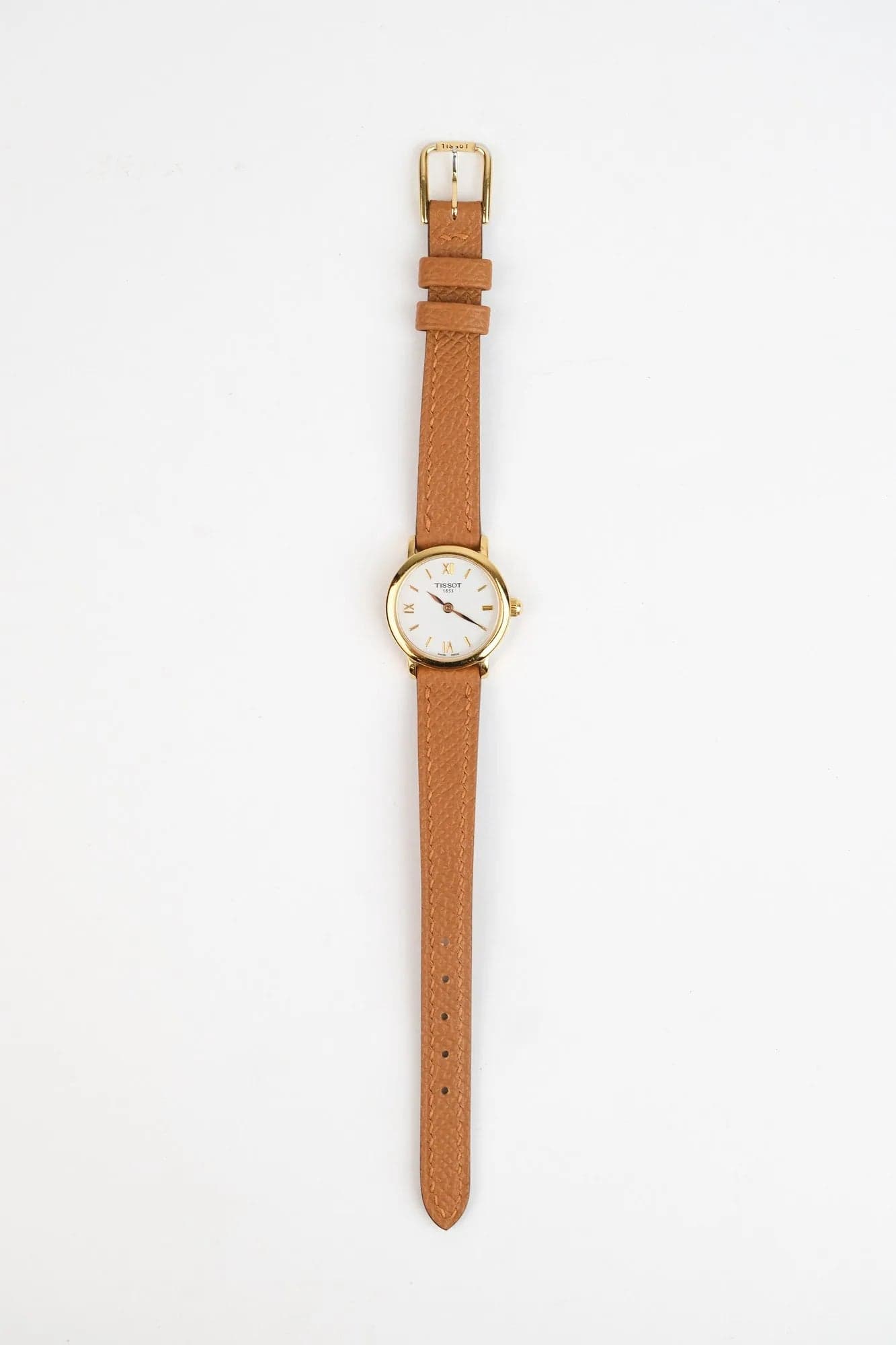 Tan Brown Epsom Calf Leather Watch Strap