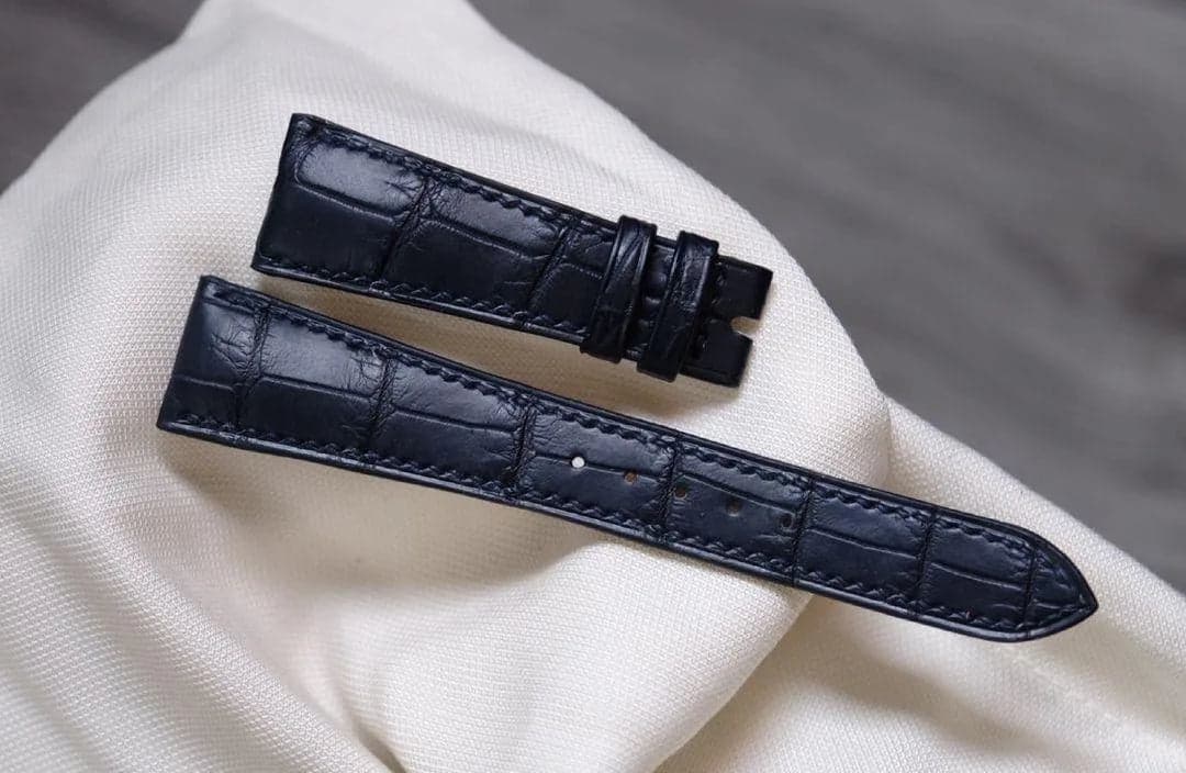 Alligator leather watch straps