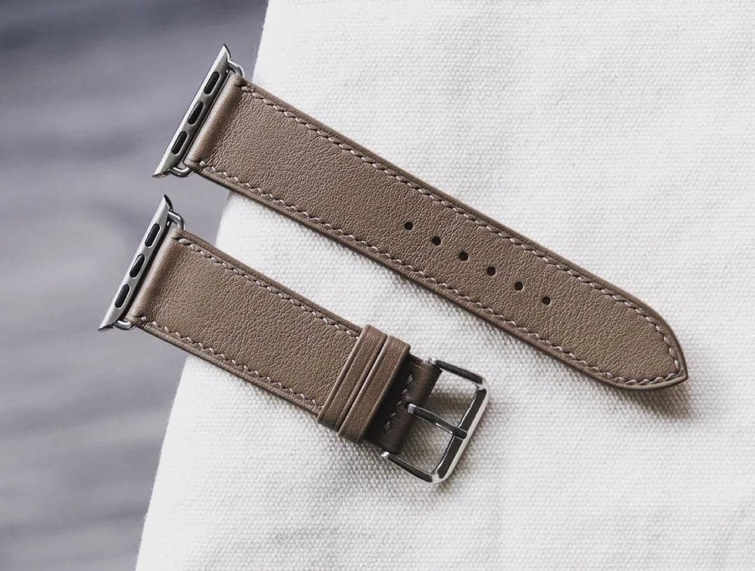 Tan Brown Swift Calf Leather Watch Strap