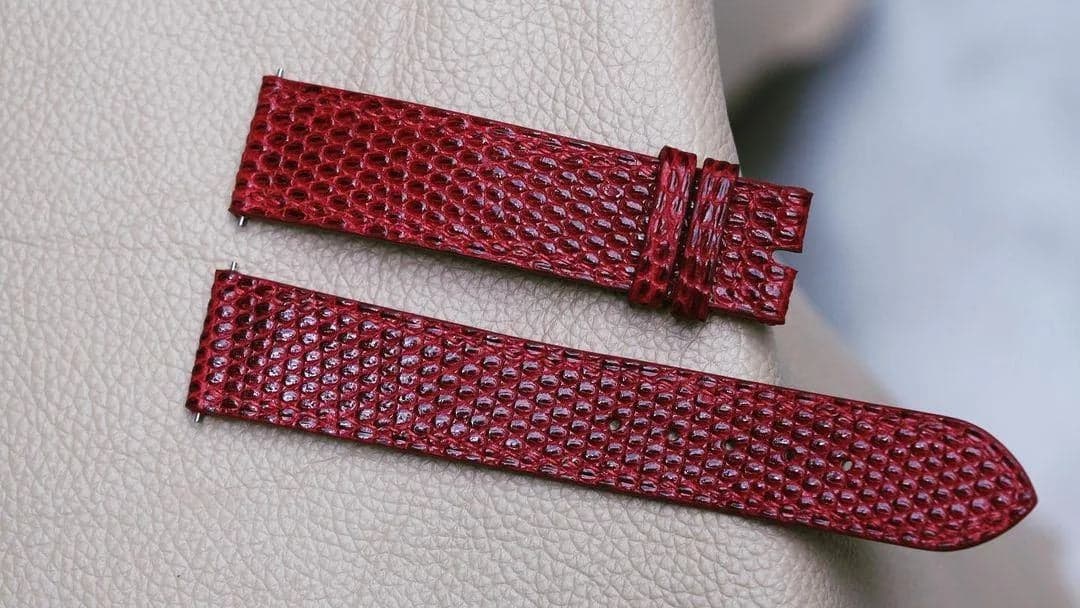 Lizard Leather Watch Strap
