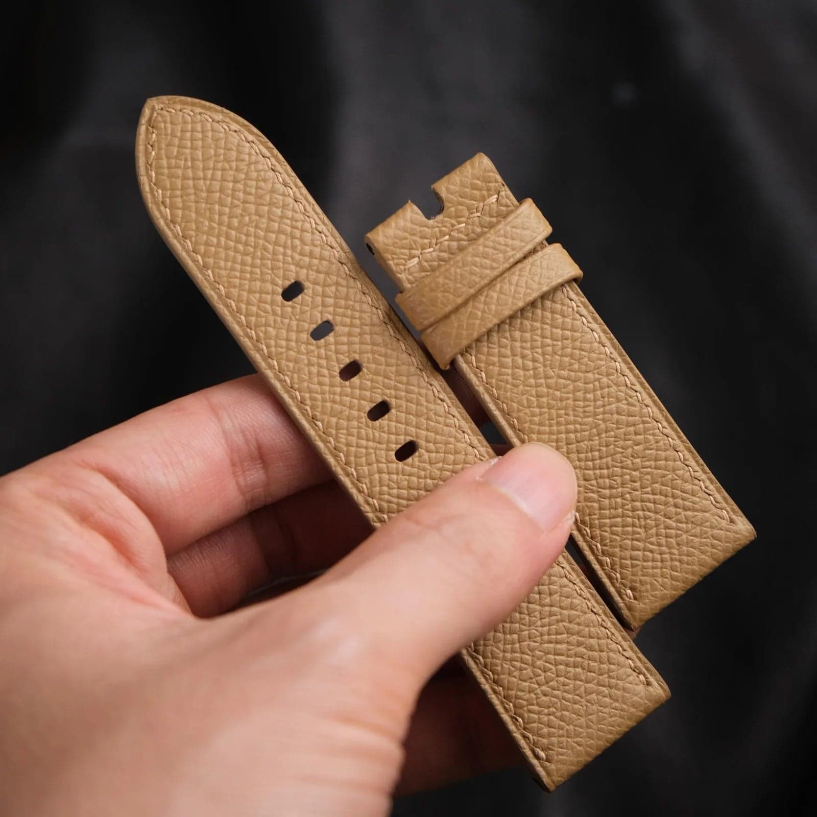 Epsom Calf Leather Watch Strap
