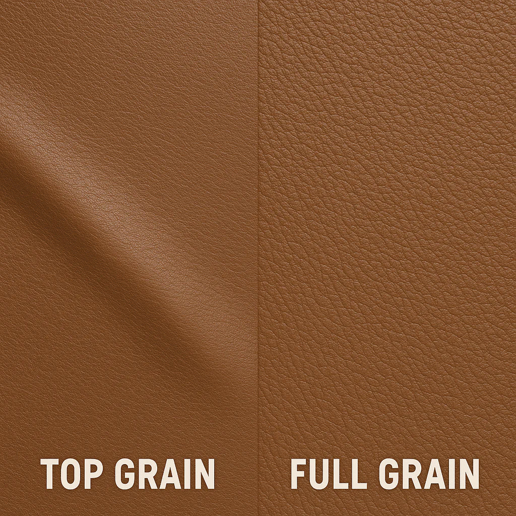 Full-Grain vs Top-Grain Leather: What’s the Difference?