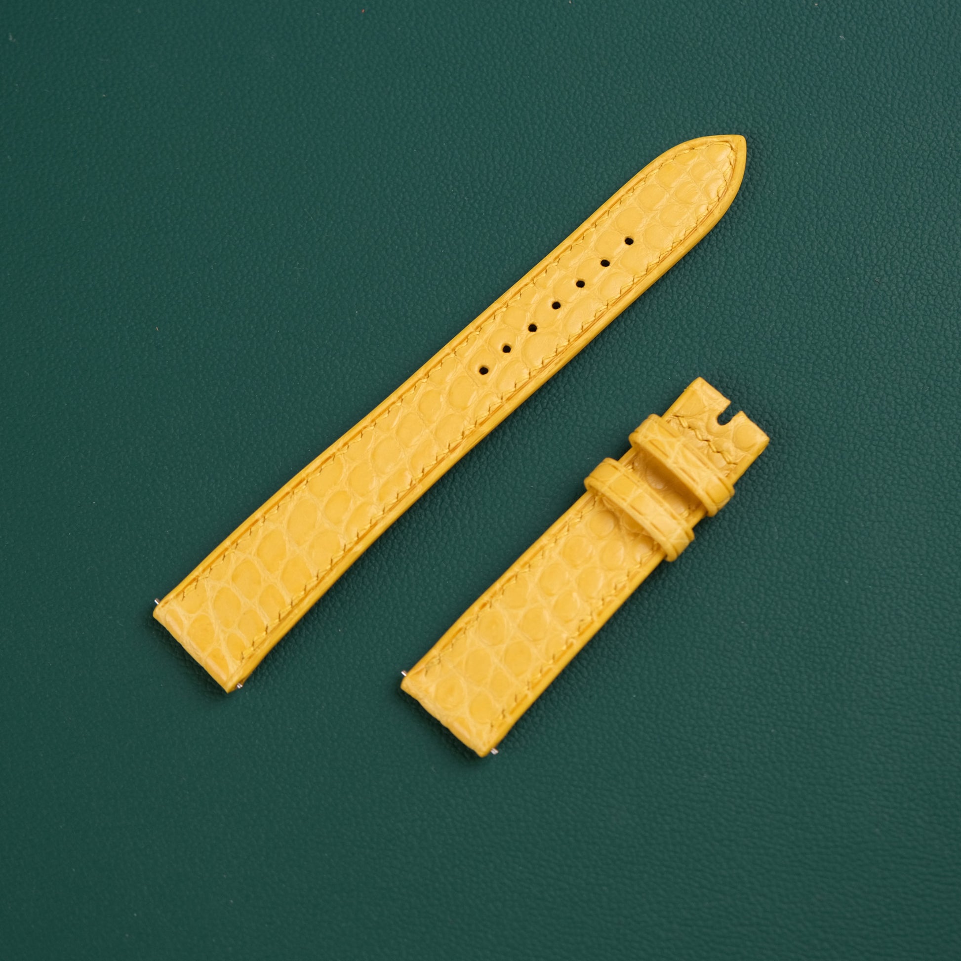 Handmade Crocodile, Ostrich or Calf Leather Watch Strap