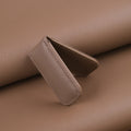 Etoupe Grained Calfskin Magnetic Money Clip