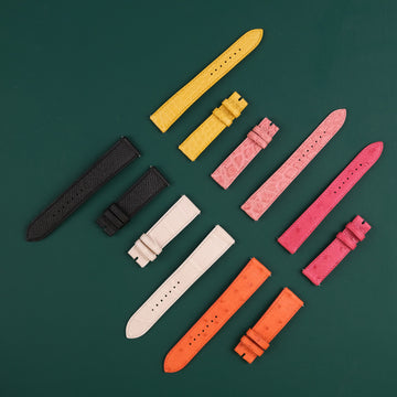 Handmade Crocodile, Ostrich or Calf Leather Watch Strap