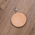 Hand-Carved Pet Portrait Leather Bag Charm from Your Photo