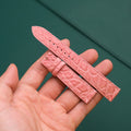 Handmade Crocodile, Ostrich or Calf Leather Watch Strap