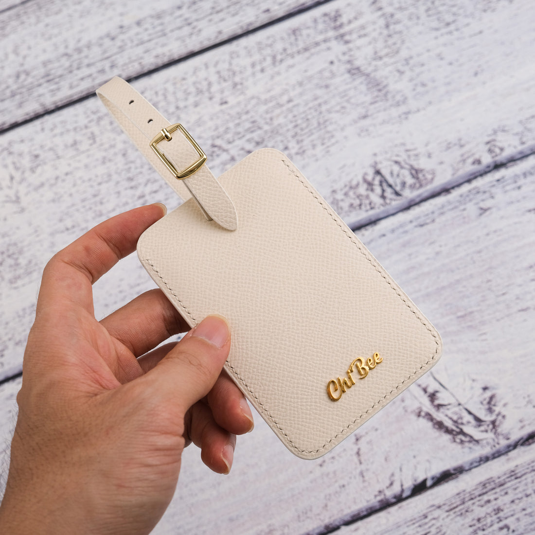 Money Clip with Gold Name Script, Two Leathers