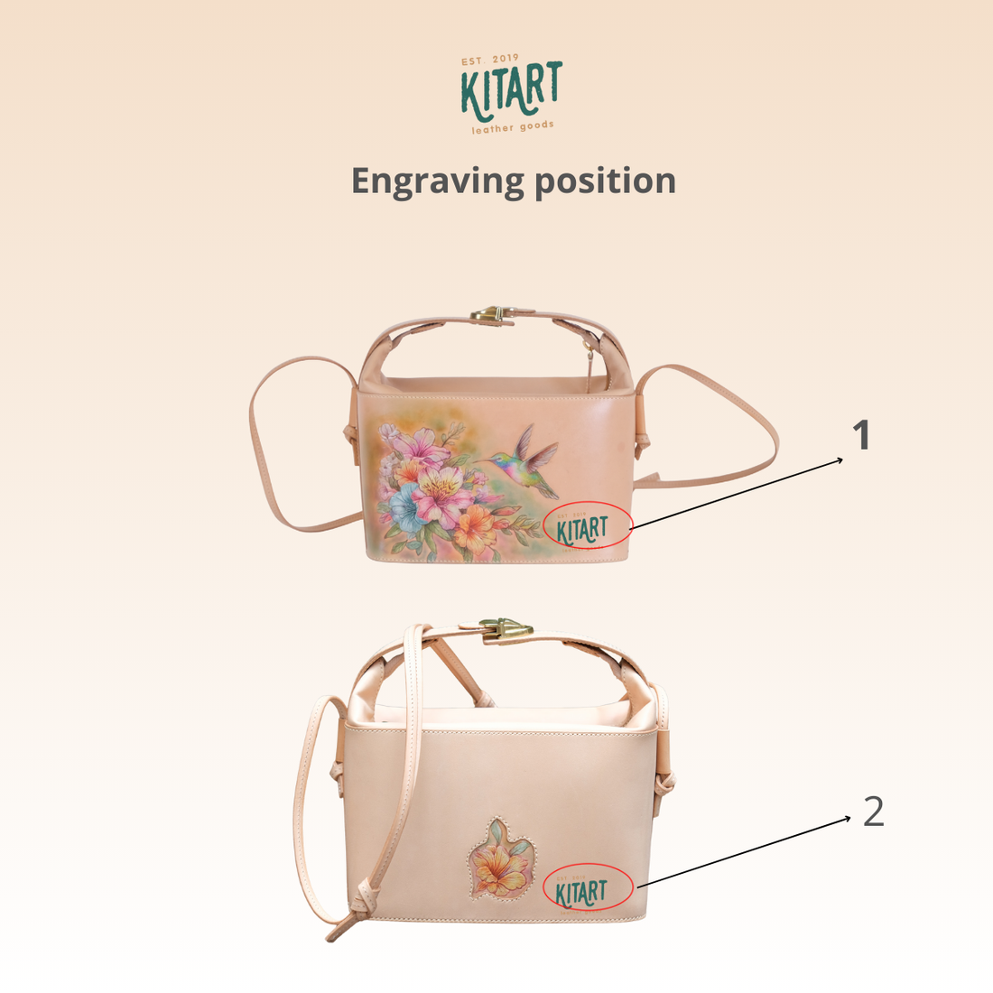 Floral Whisper – Hand-Carved Genuine Leather Bag