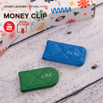 Leather Money Clip Patterns | Money Clip PDF | Money Clip pattern + Video Tutorial