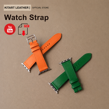 Leather Watch Strap 19-18 Patterns | Watch Strap 19-18 PDF | Watch Strap 19-18 pattern + Video Tutorial