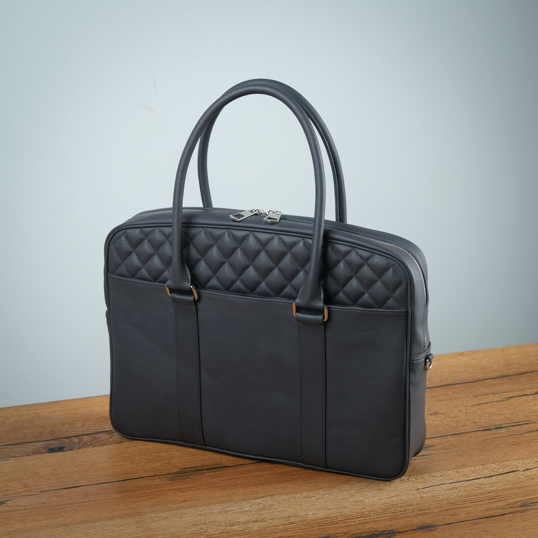 Leather Briefcase gray Patterns | Briefcase gray PDF | Briefcase gray pattern + Video Tutorial