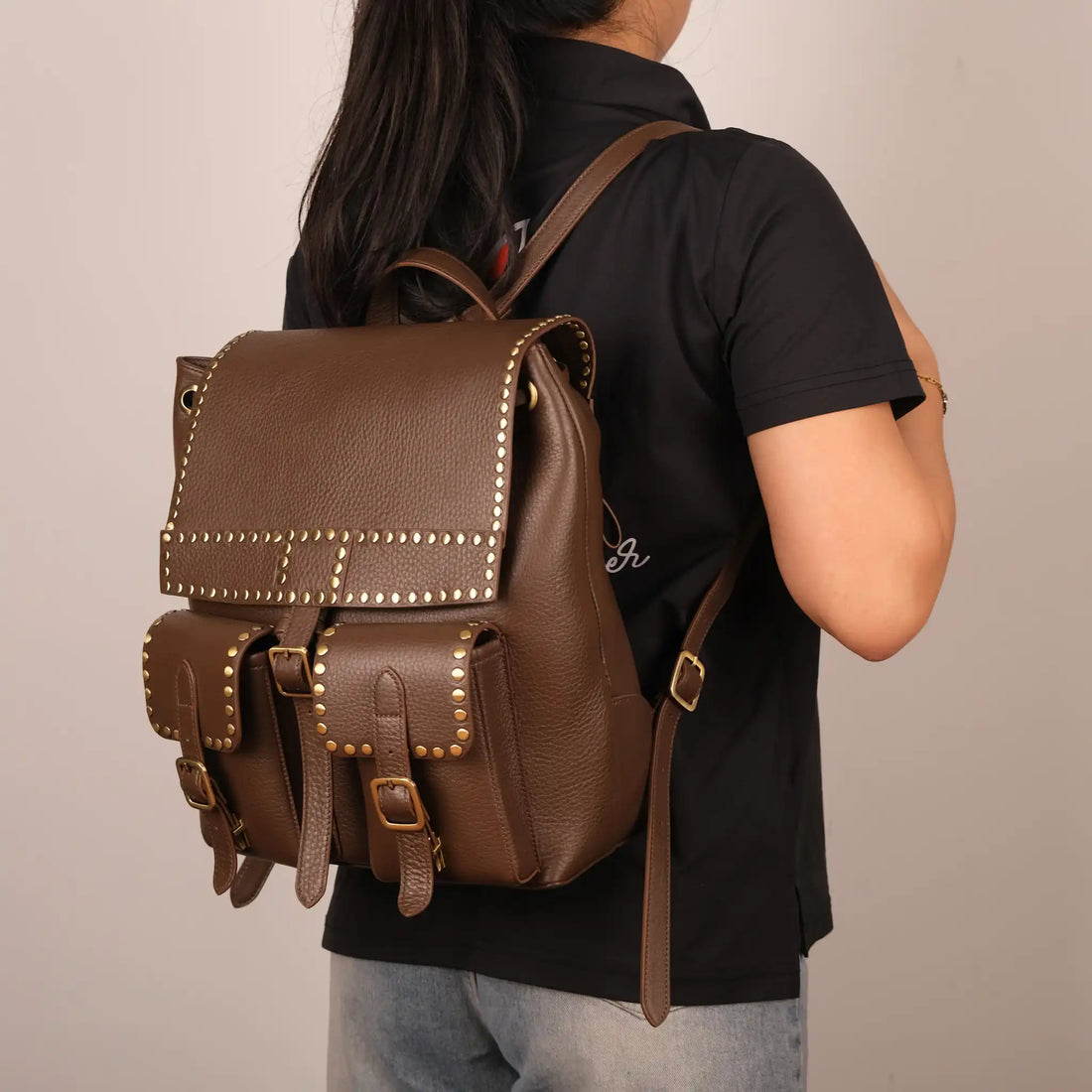Studded Fashion Backpack