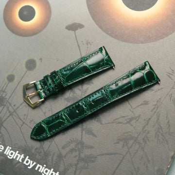 Crocodile Leather Watch Strap