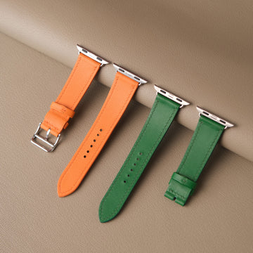 Handmade Apple Watch Leather Strap | Cowhide Leather Band | Custom Apple Watch Strap