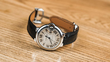 Black Alligator Leather Watch Strap
