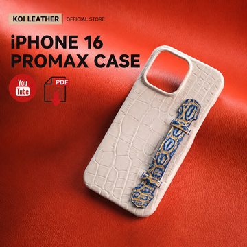 Leather IPhone 16 PROMAX Case Patterns | IPhone 16 PROMAX Case PDF | IPhone 16 PROMAX Case pattern + Video Tutorial