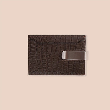 Slim Wallet - Crocodile Leather