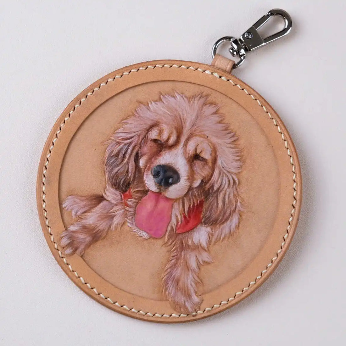 Carving Pet Charm Keychain